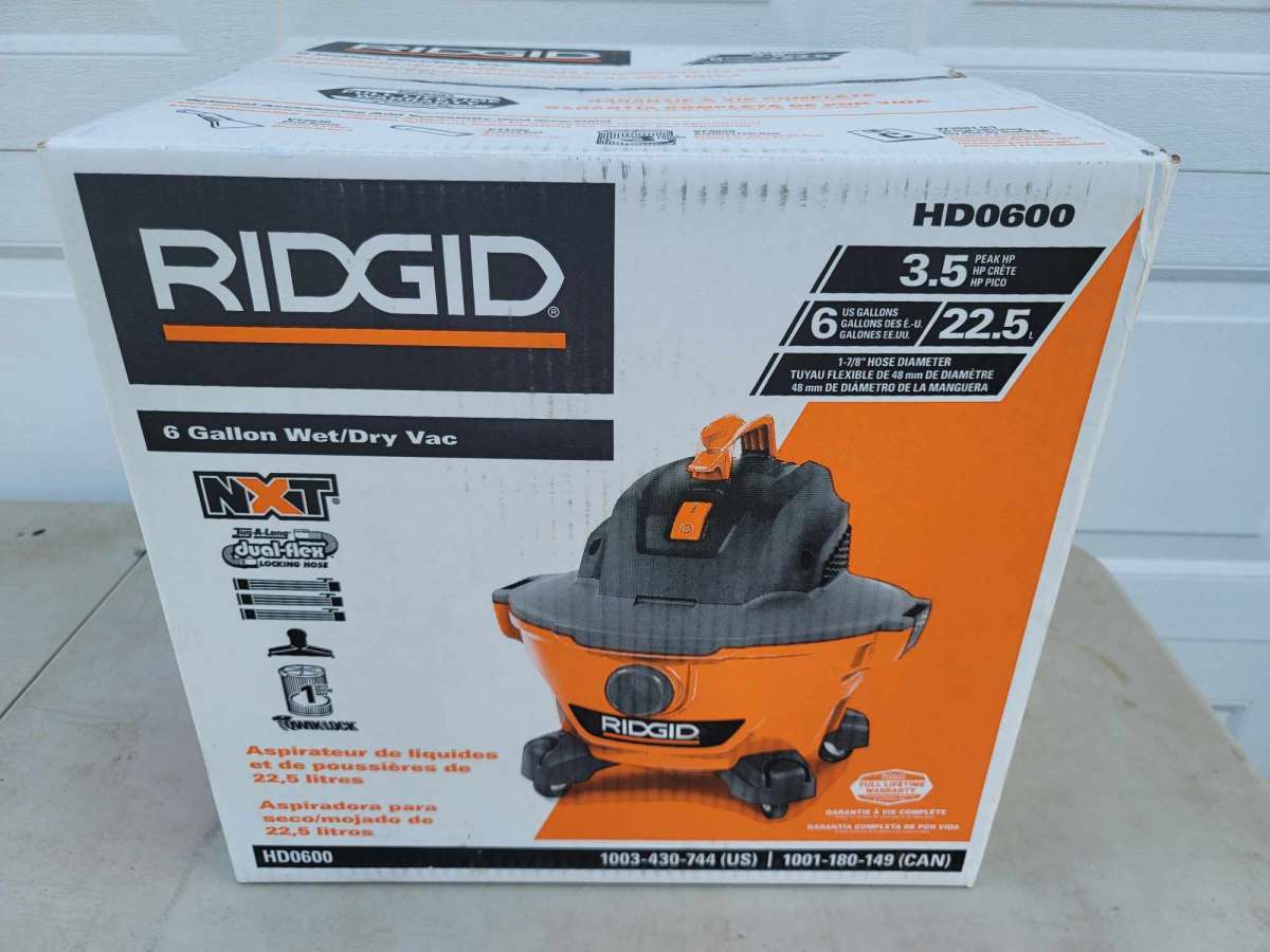 Ridgid HD0600 Wet Dry Shop Vac