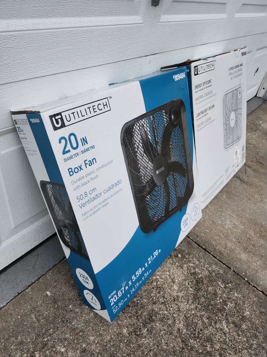 Utilitech 20 Inch Box Fan