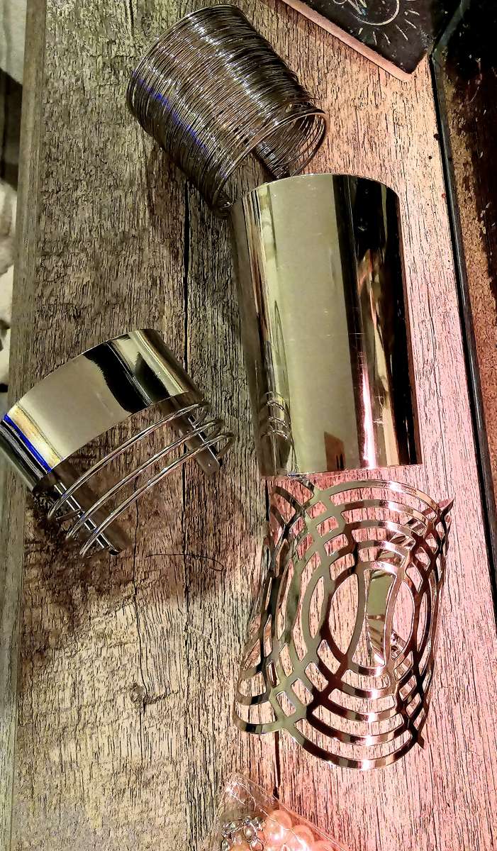 Brand New NEVER Worn Silver Bracelet Set