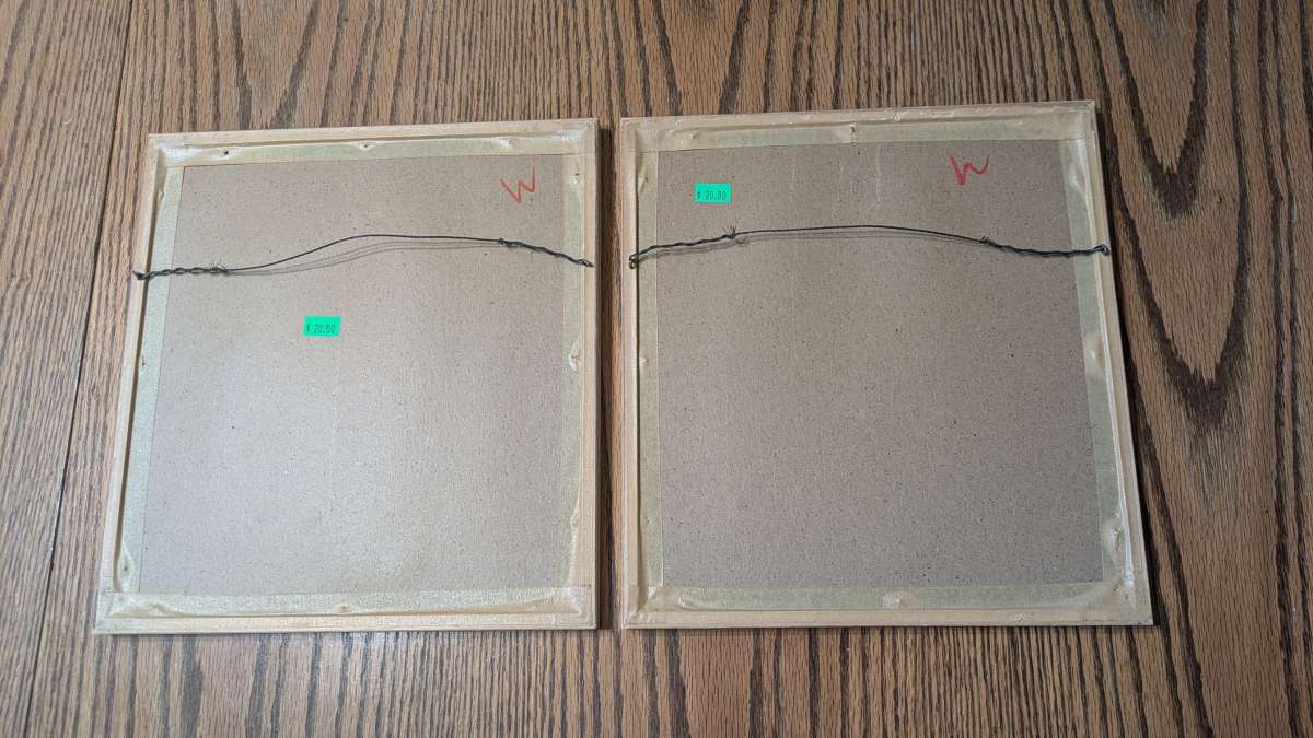 Vintage Chalk Paintings by Gerta Christoffersen The Little P