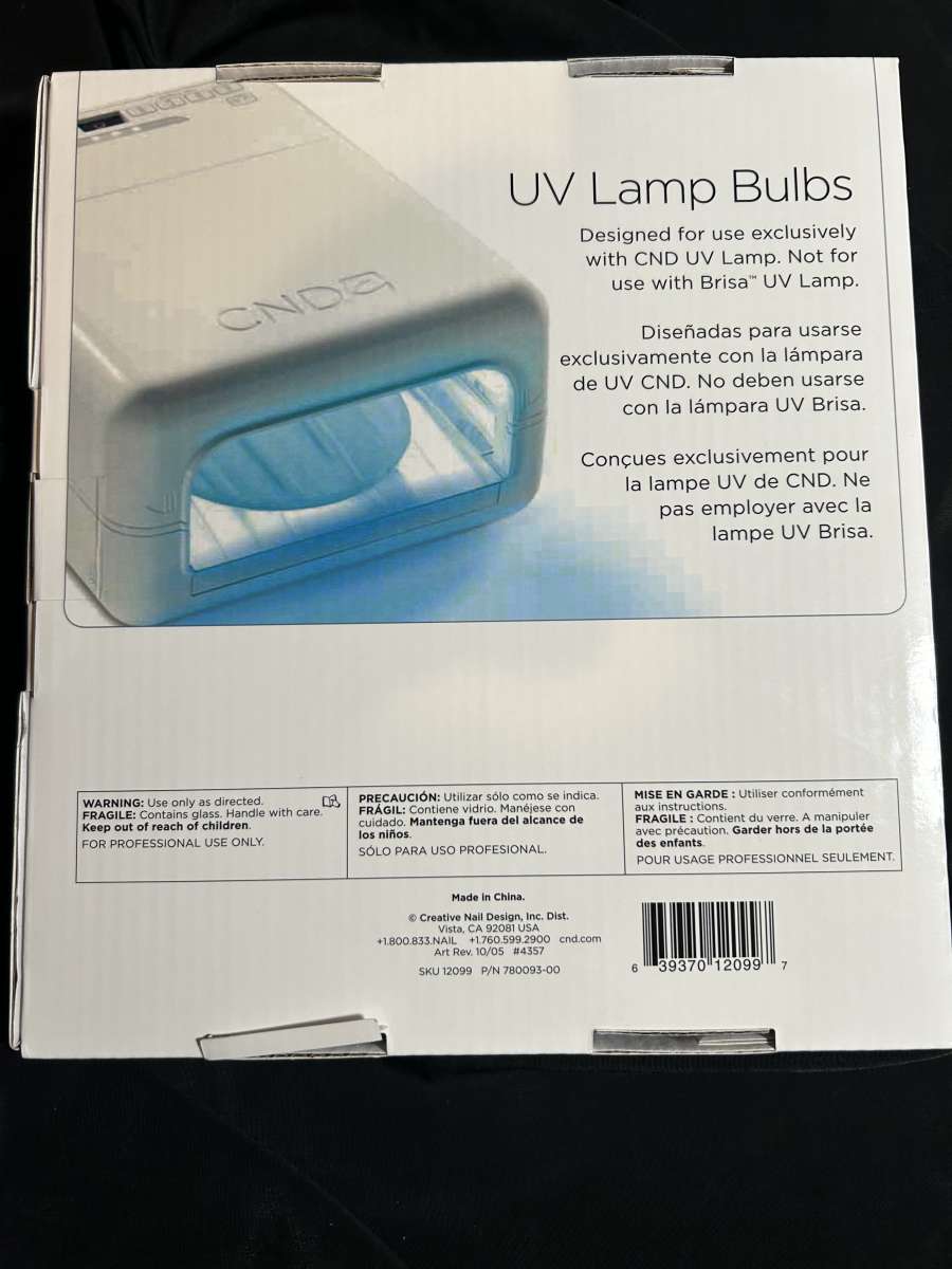 UV LAMP BULBS for use with a CND  UV lamp
