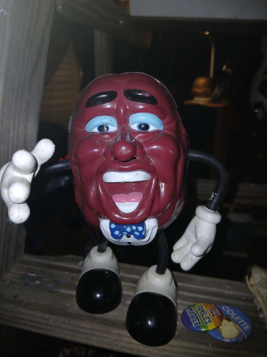 Vintage 1988 California Raisins Plastic Figure AMFM Novelty