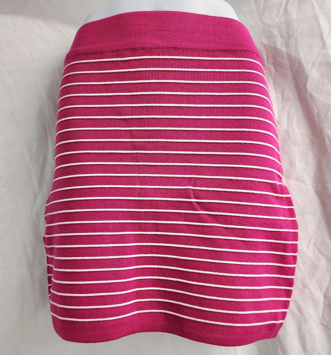Vintage 2be bebe Gypsy Pink Horizontal Striped Stretch Mini