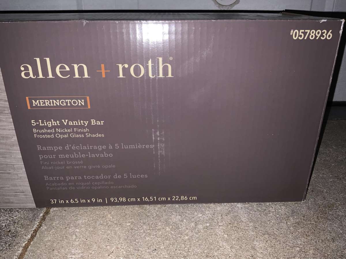 Allen Roth Merington Vanity Bar Light