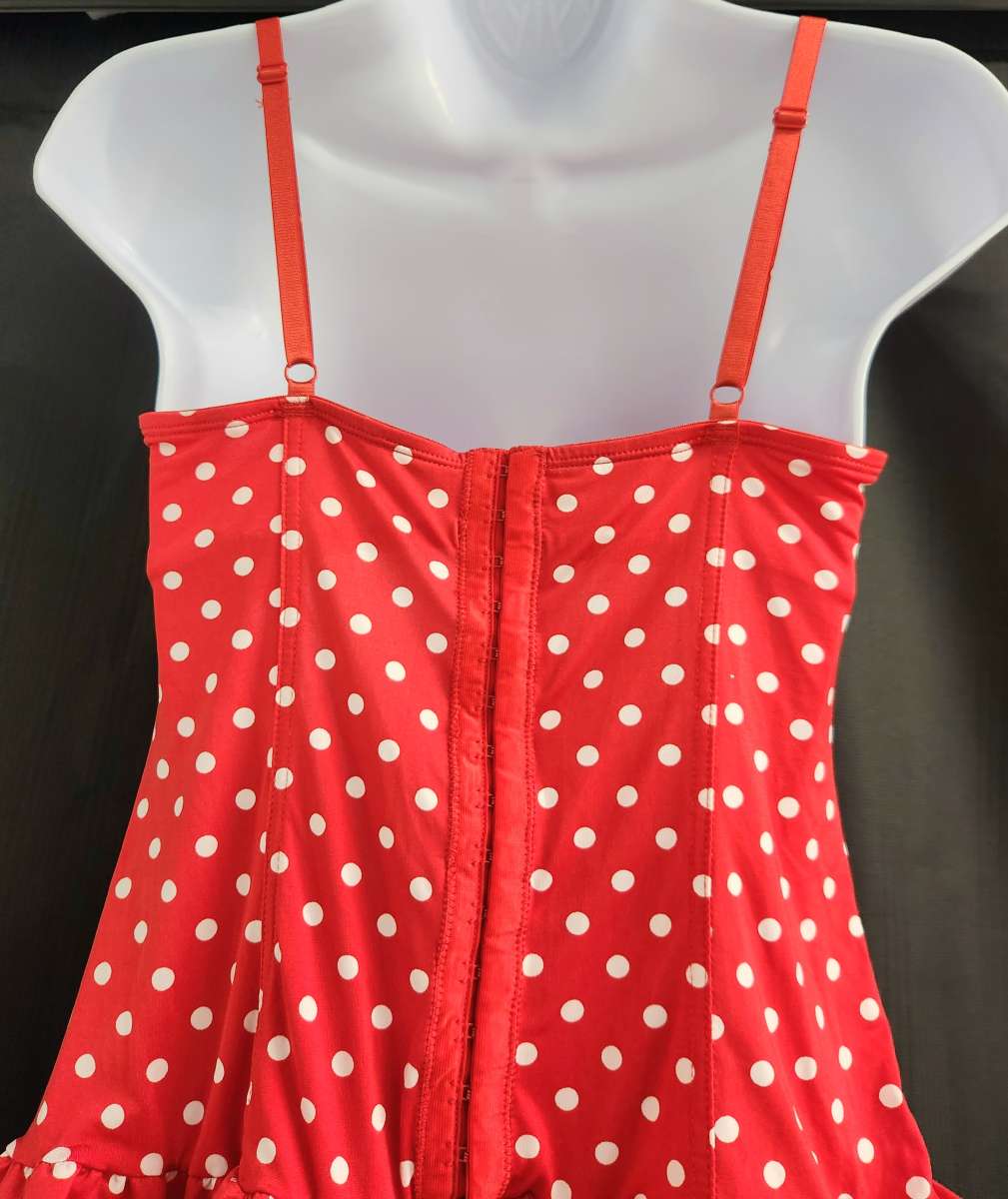 Victorias Secret Polka Dot Corselette w Bottom 34C S