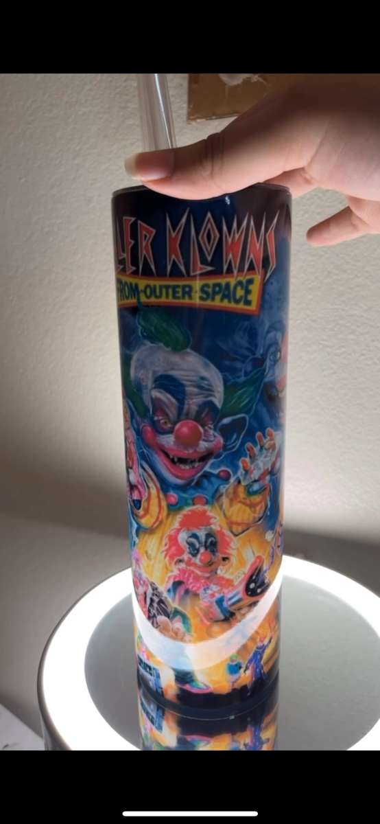 killer klowns 30oz tumbler
