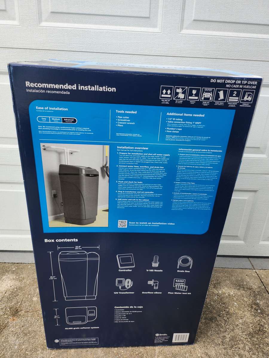 AO Smith Water Softener System