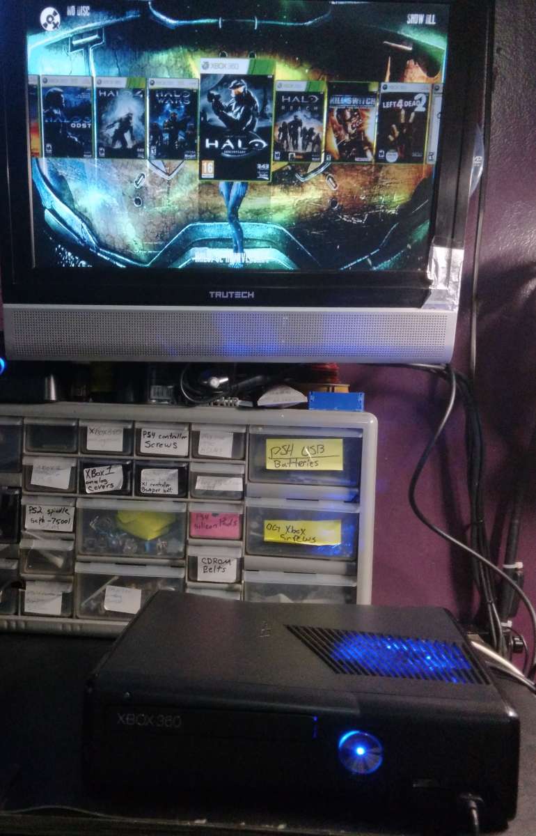 Xbox 360 slim 250GB  modified  RGH3