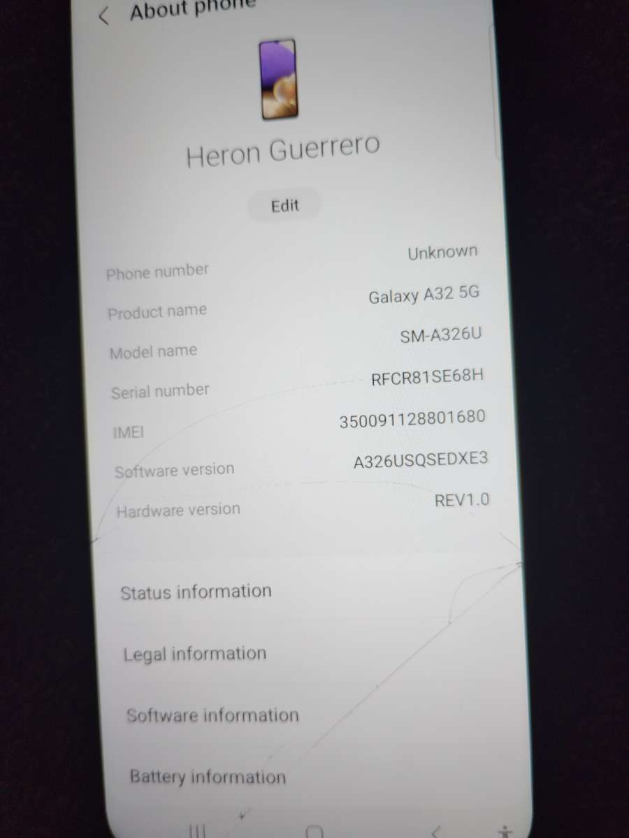 Galaxy A32 5G cellphone