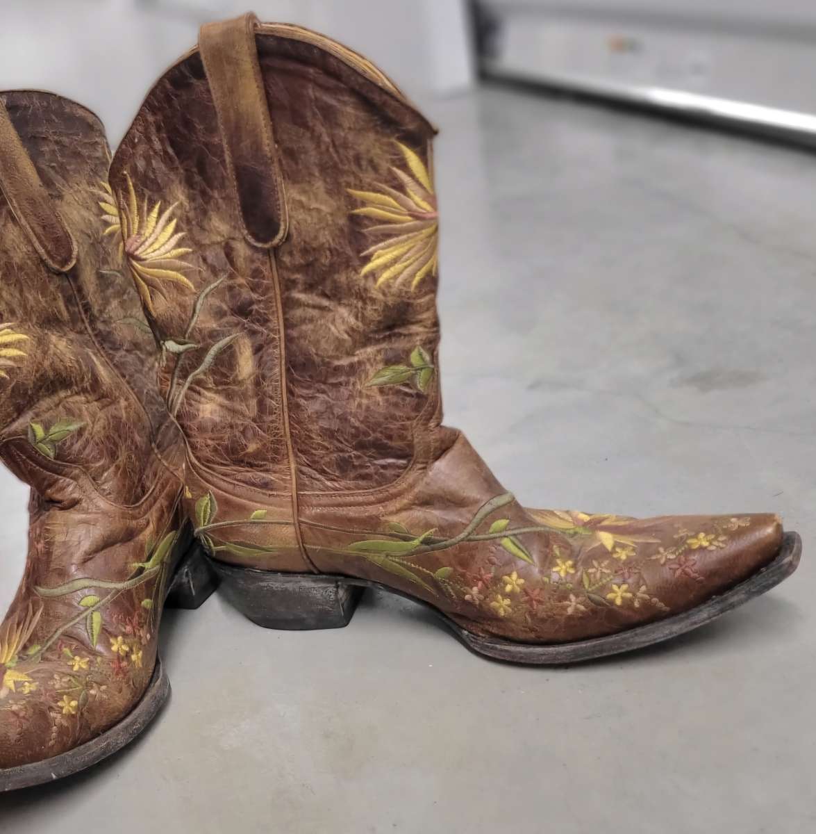 Old Gringo Womens Size 10 Ellie Brass Yellow Western Boots