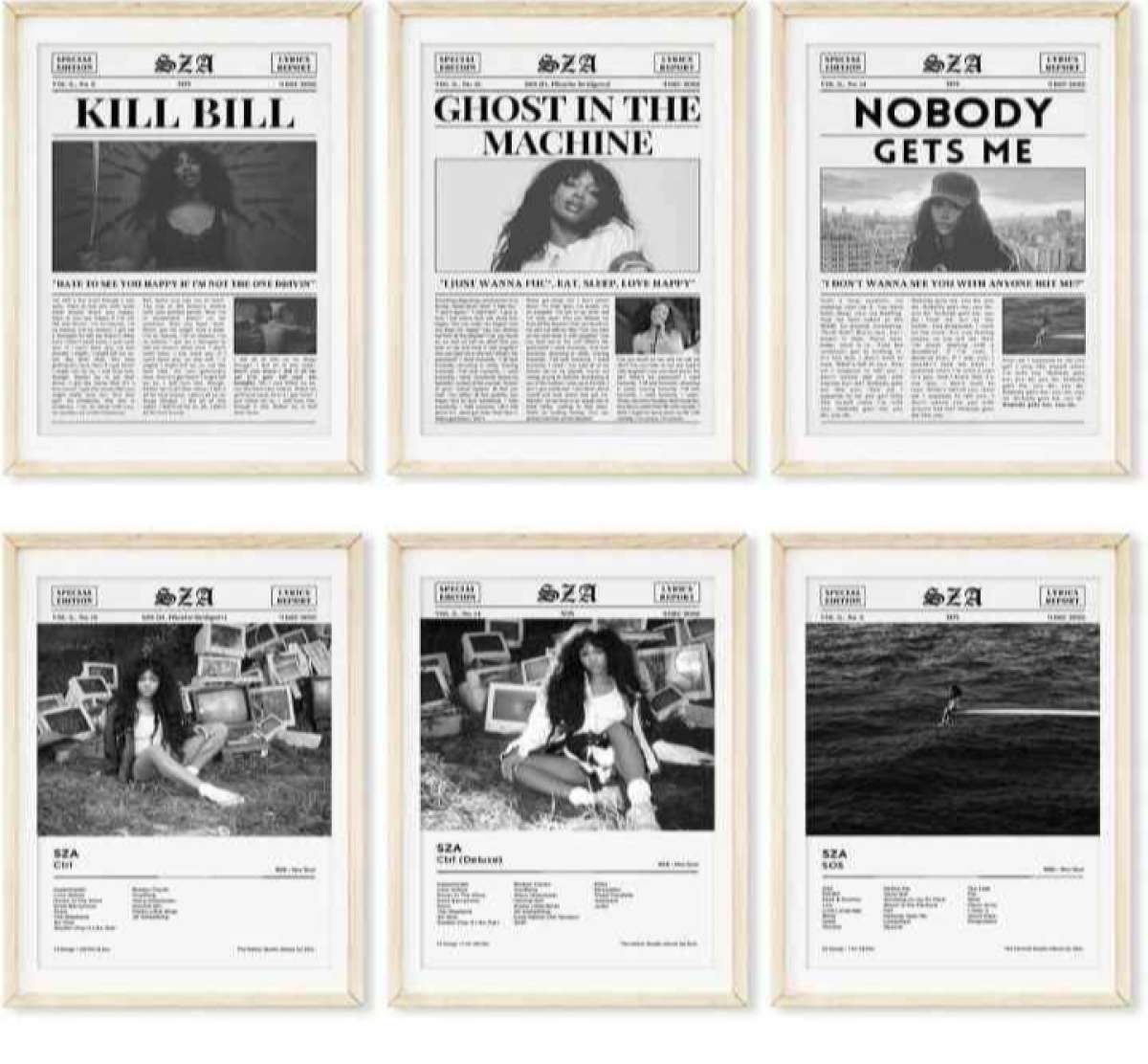New Sza Posters