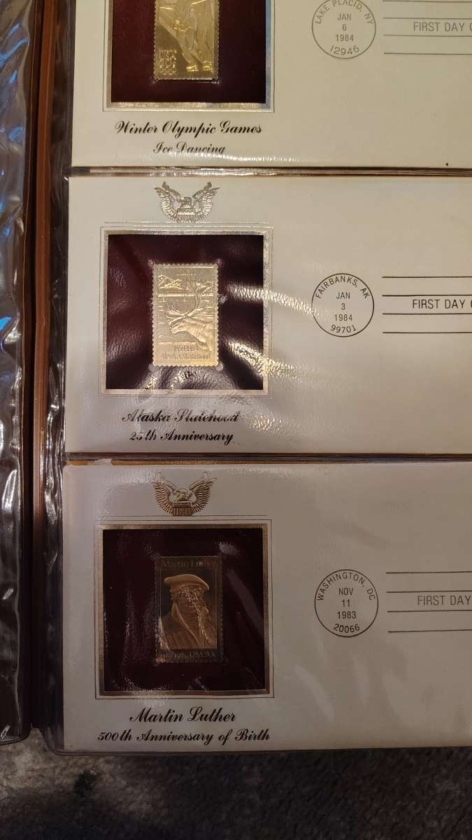 Gold replica stamp