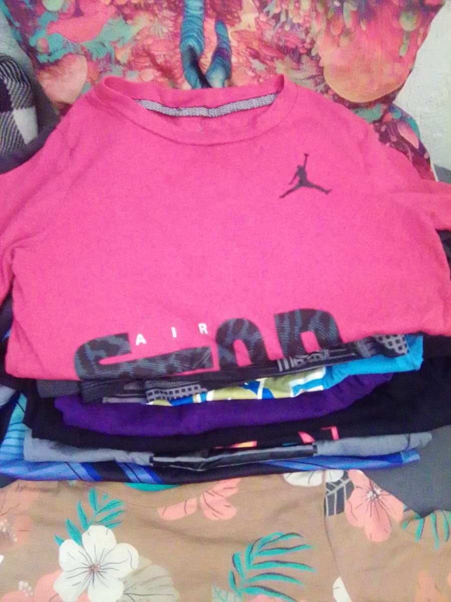 little boys bundle of clothes jeans shirts and boxer briefs