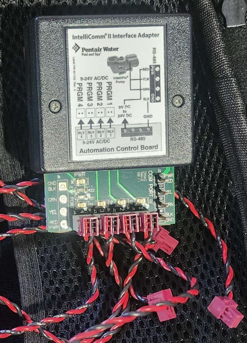 pentair intellicomm 2 interface adapter