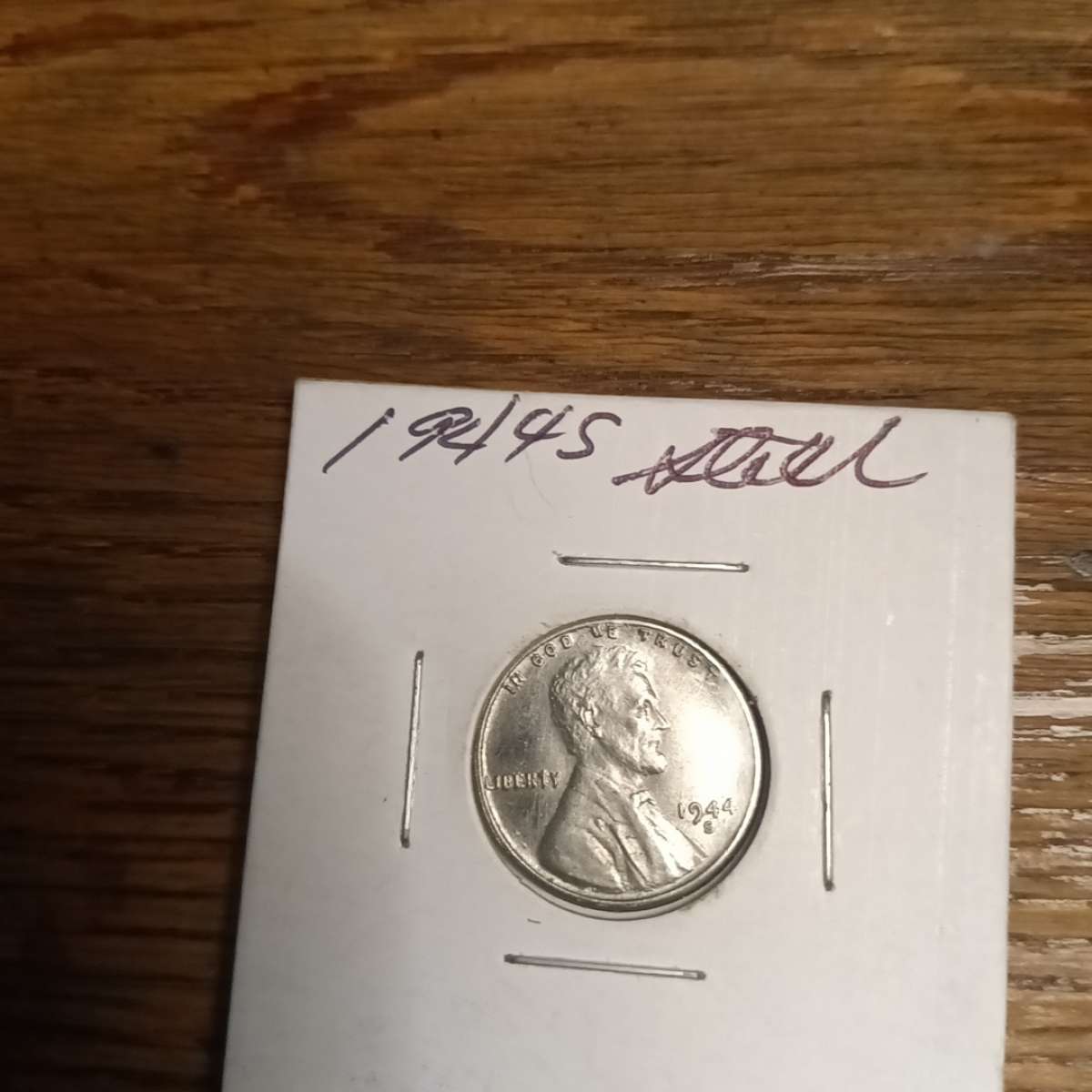 1944 s steel wheat penny