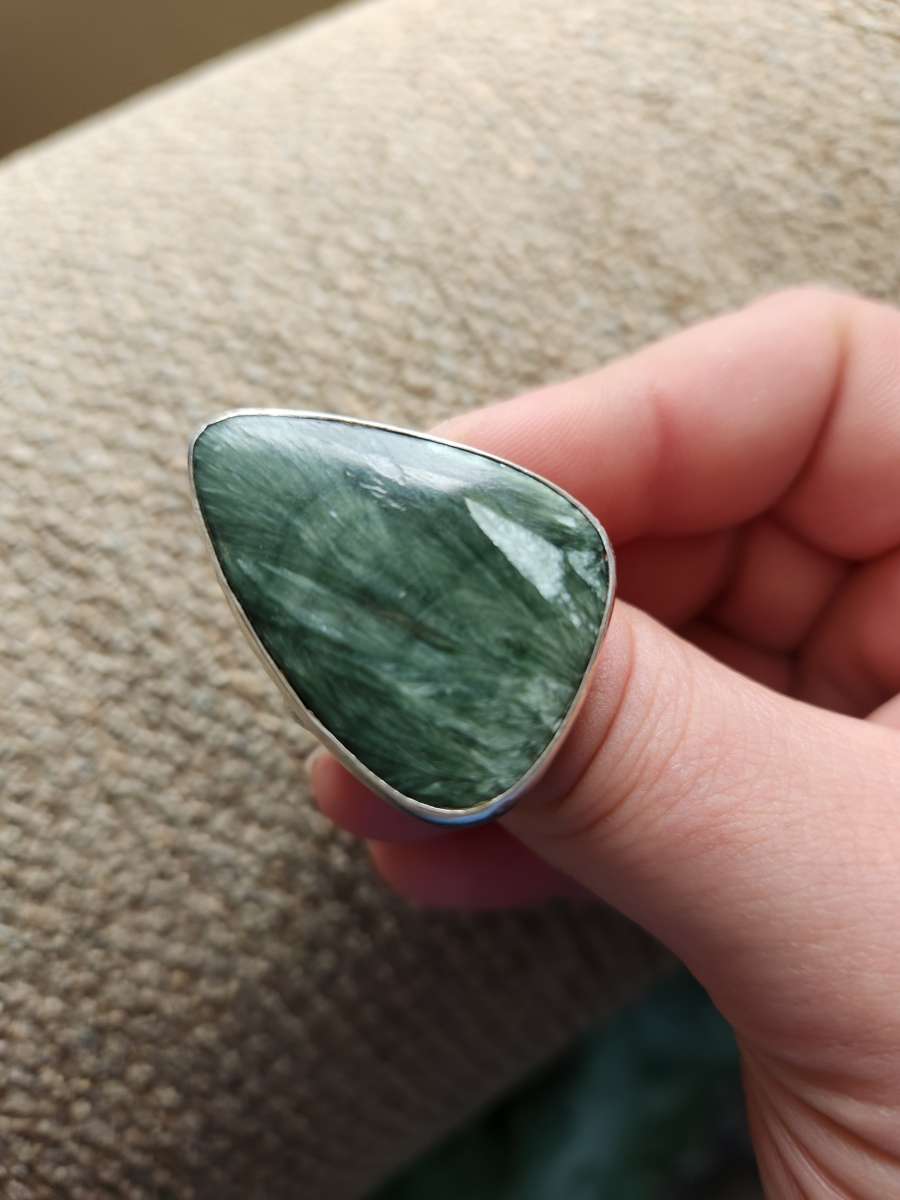 Seraphinite ring