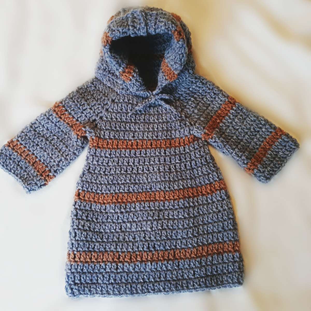 Handmade Baby Hooded Girls Dress
