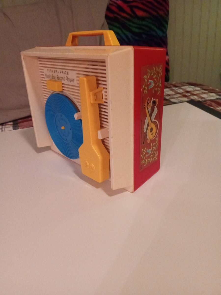 Fisher Price Music Record Player with five records