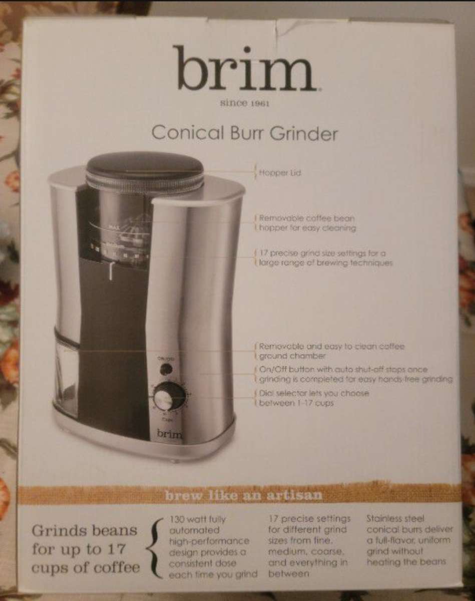 Brim Conical Burr Grinder  Coffee