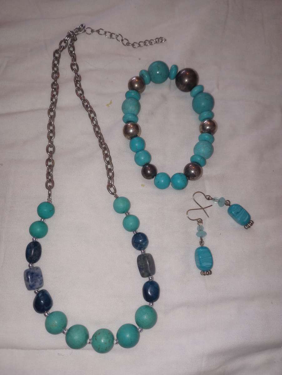 turquoise jewelry set