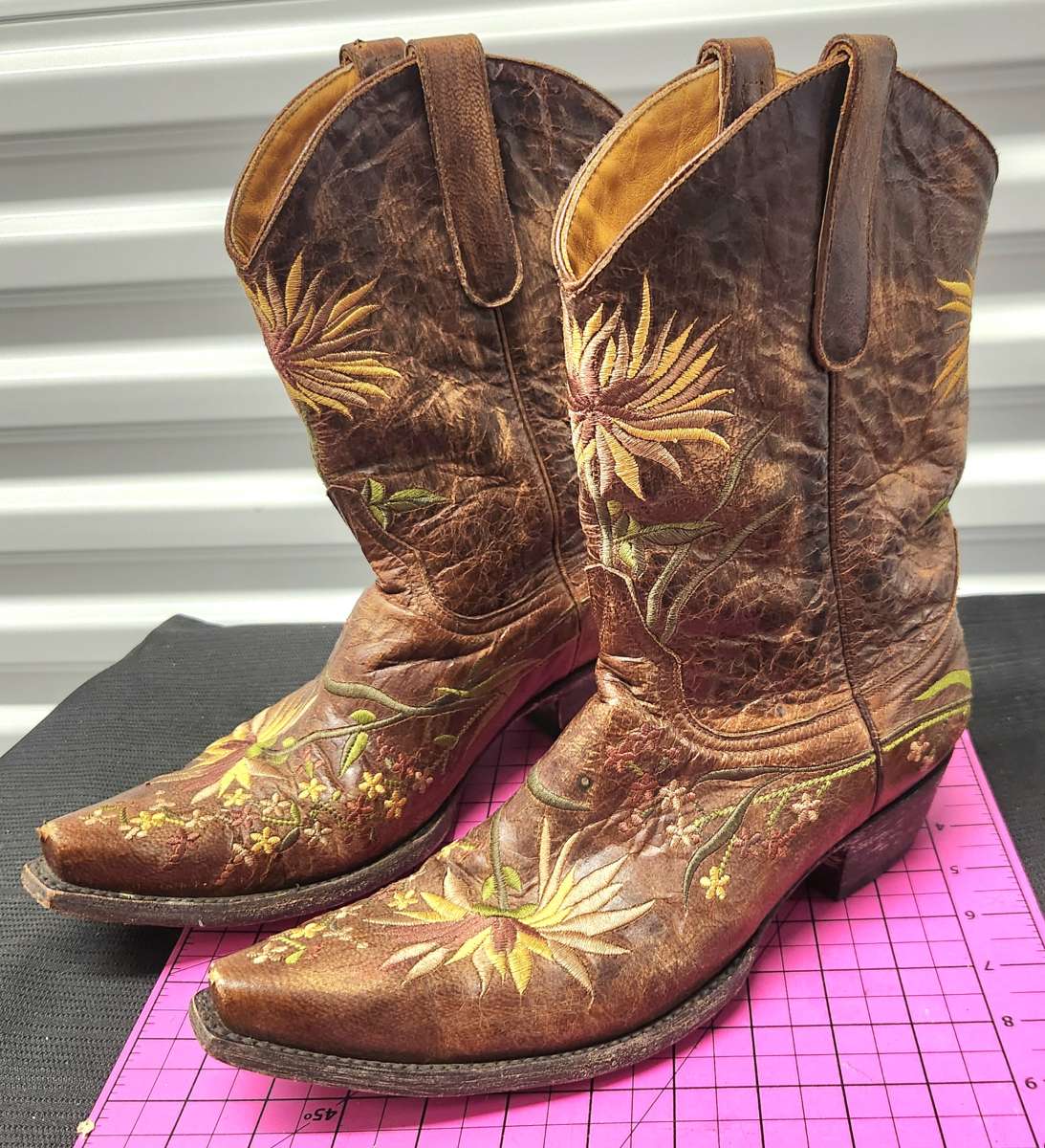 Old Gringo Womens Size 10 Ellie Brass Yellow Western Boots