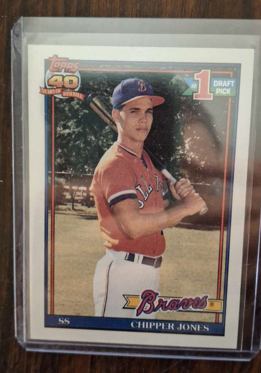 1991 Chipper Jones Dessert Shield RC