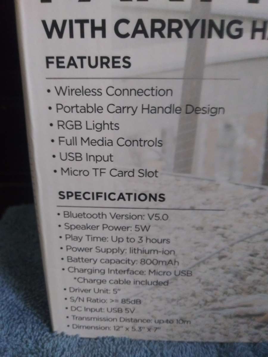 Vibe LED Party Speaker