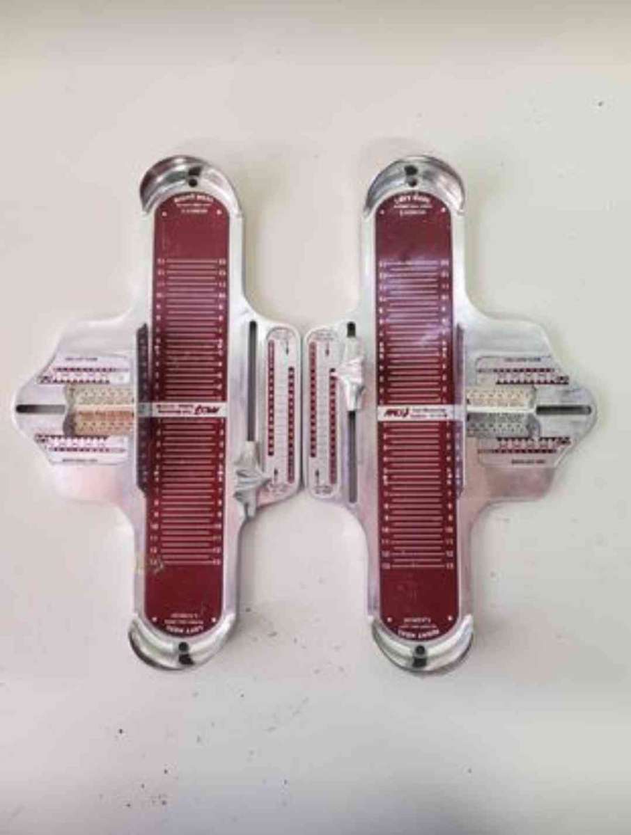 Foot Measuring Tool  2 Pack  Retail Boutiques  RRR Apparel