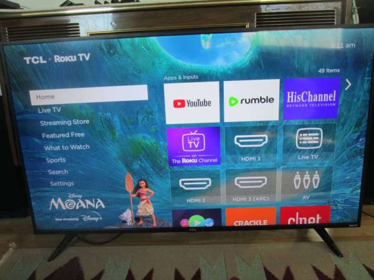 TCL Roku TV 4K  49 inches