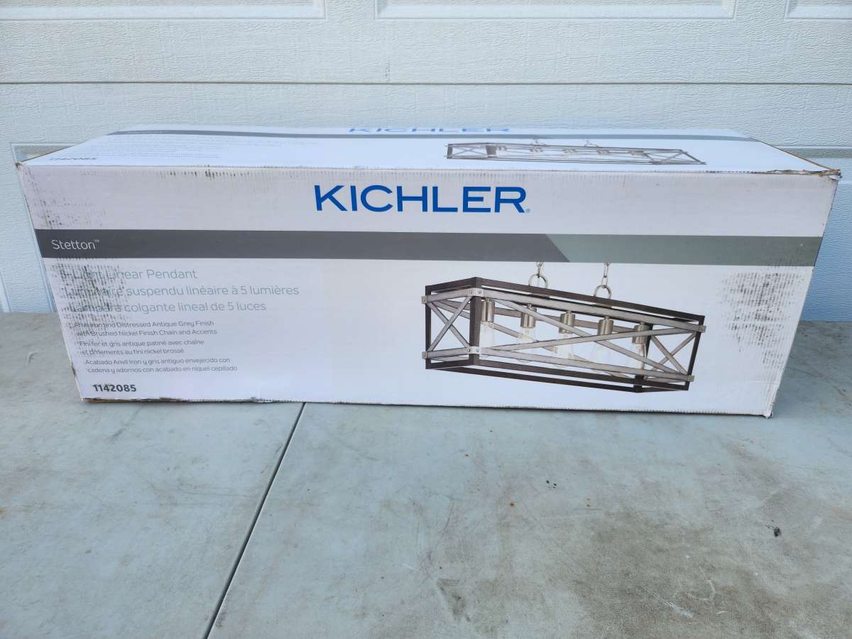 Kichler Stetton 5 Light Linear Pendant