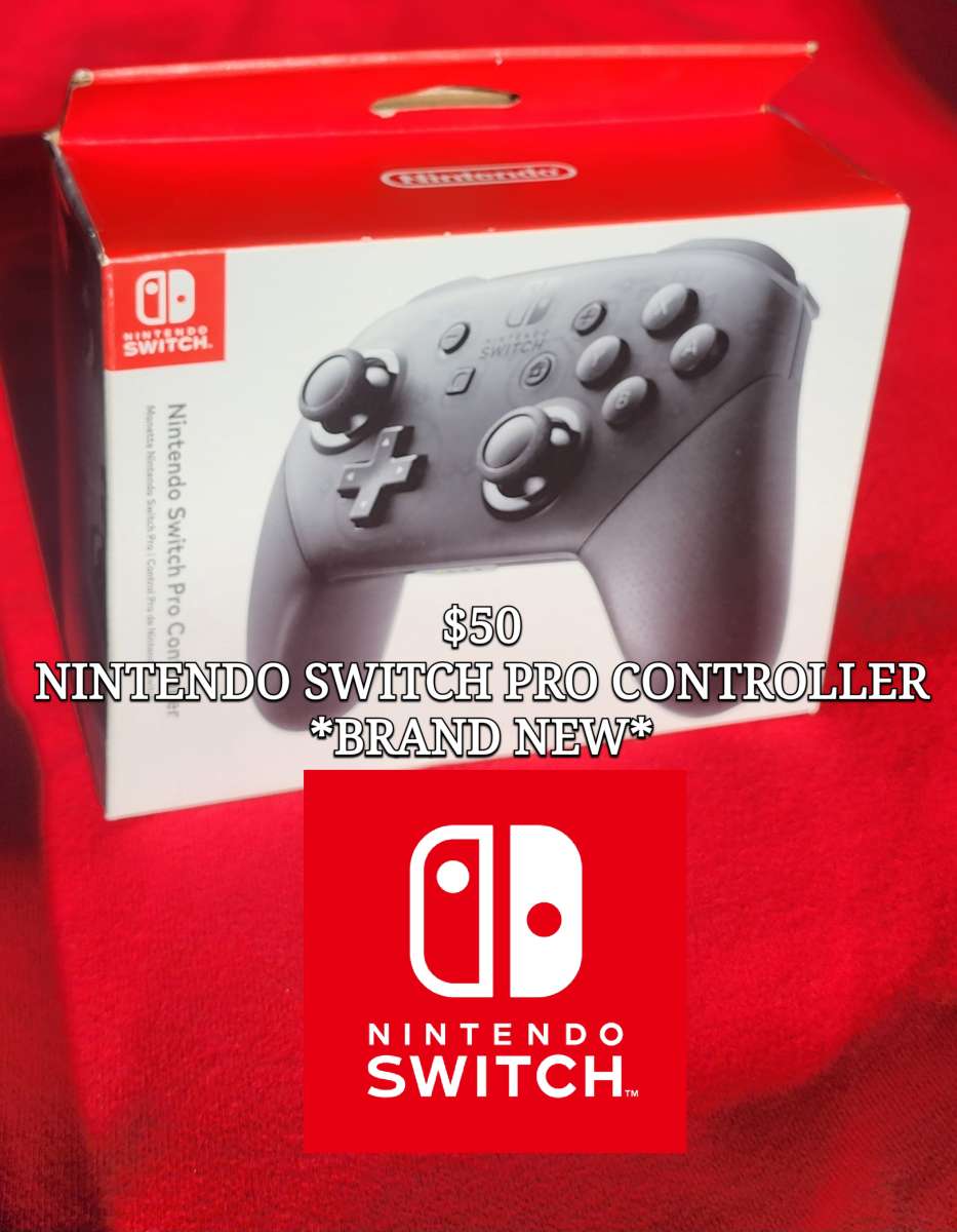 Nintendo Switch Pro Controller Black Brand New