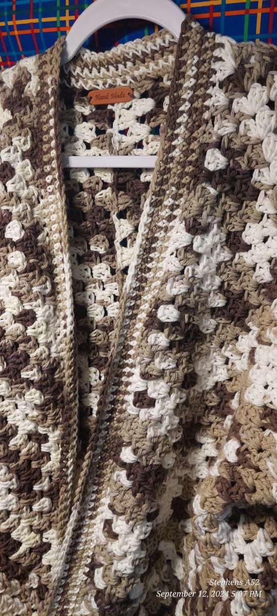 handmade crochet cardigan jacket