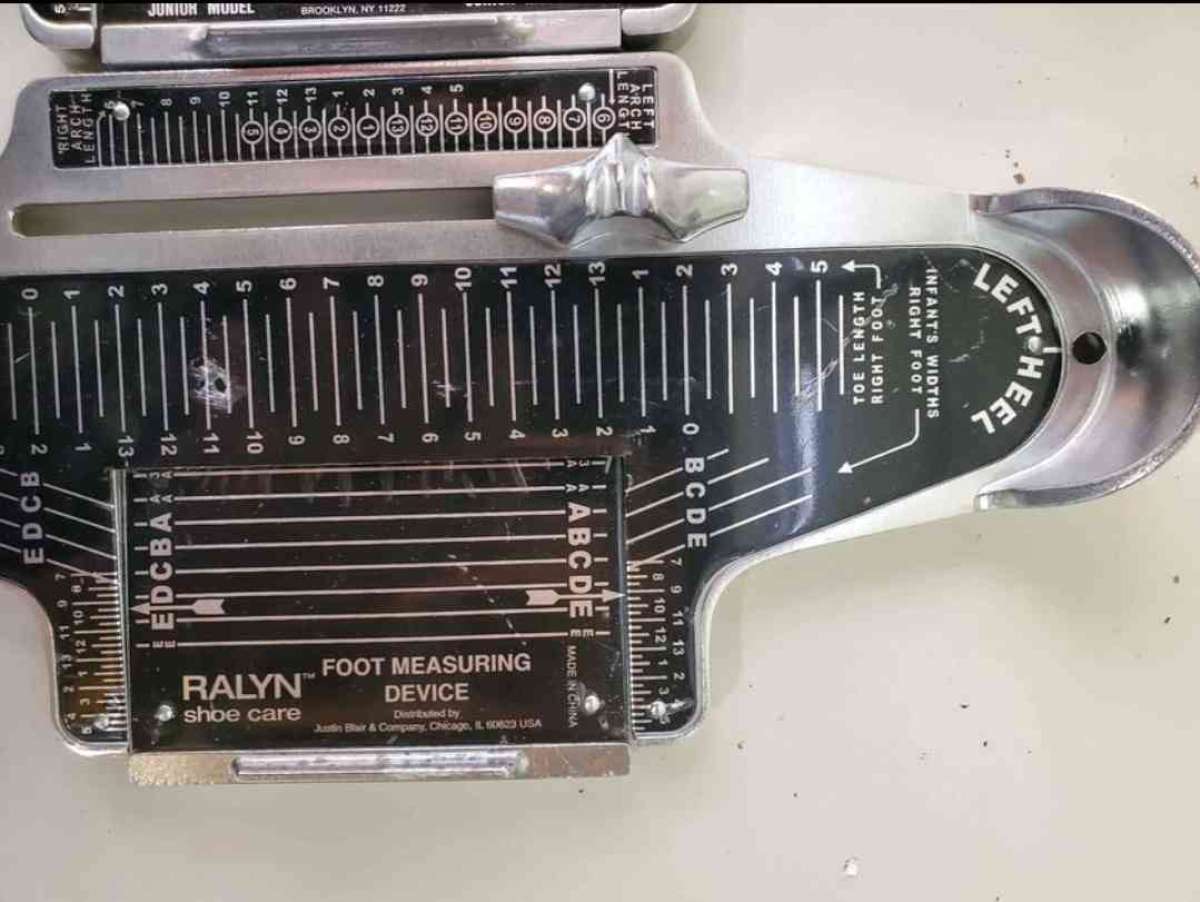 Jr Foot Measuring Tool  Pack Of 2  RRR Apparel