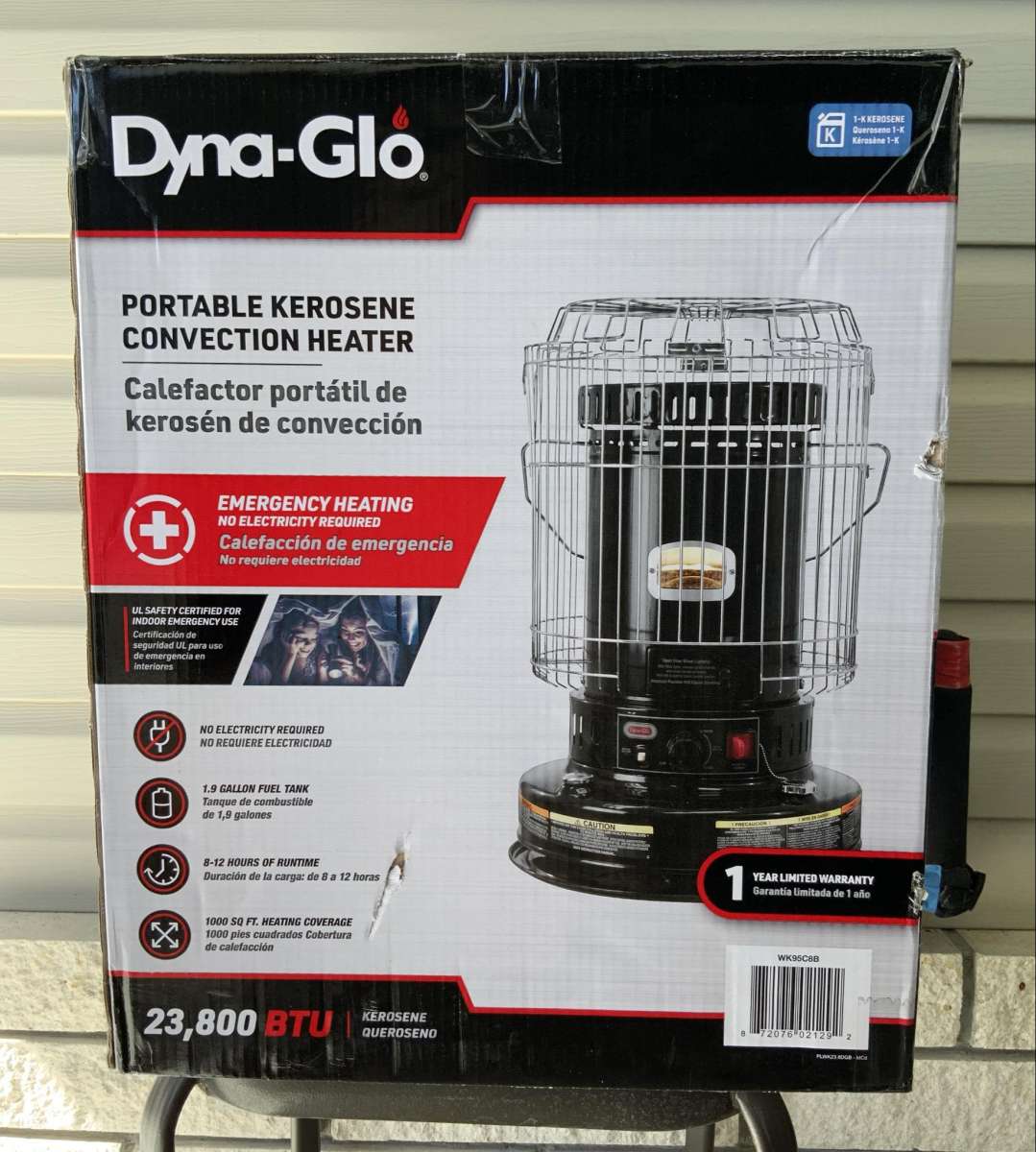 DynaGlo Portable Kerosene Convection Heater