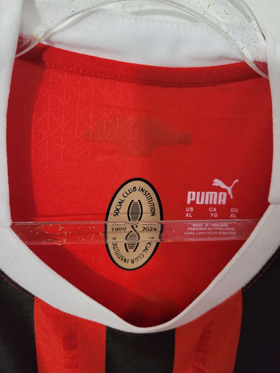 AC Milan Jersey Soccer 2025 Player Version Size M  XL  2XL