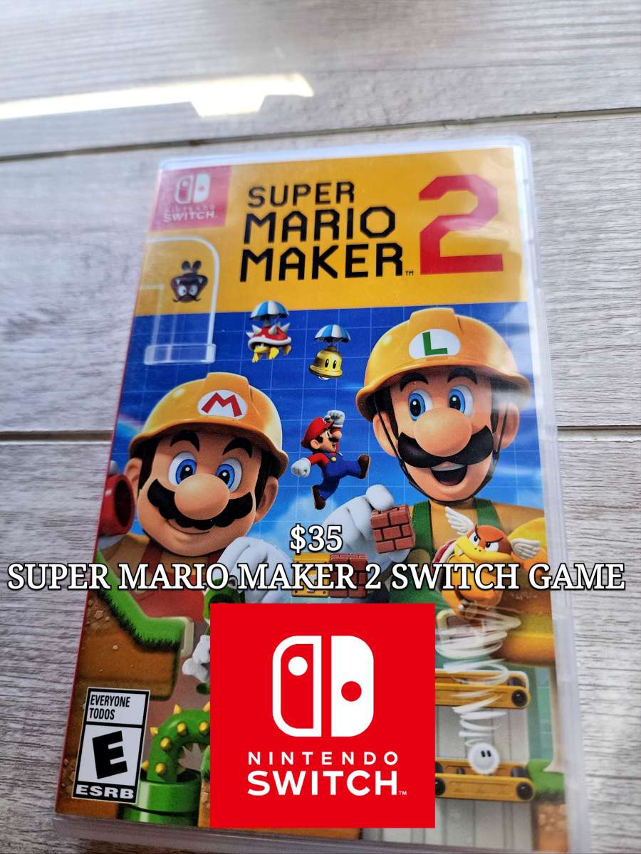 Super Mario Maker 2 Switch Game