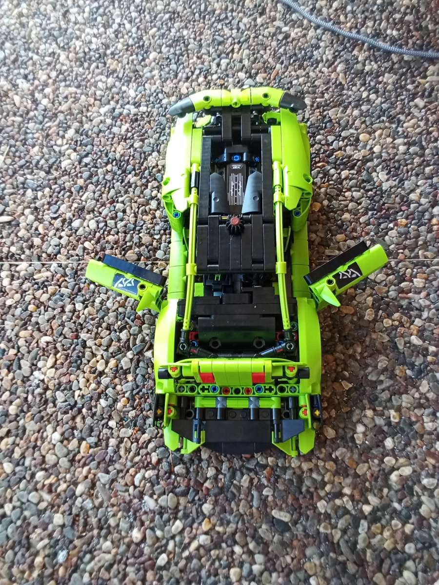 Lego green car