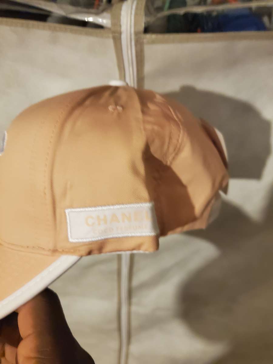 Chanel CC logo printed baseball cap