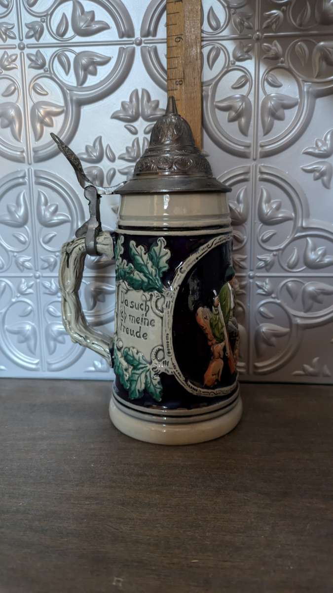 Original Thewald Vintage Edition Beer Stein Hunter And His D