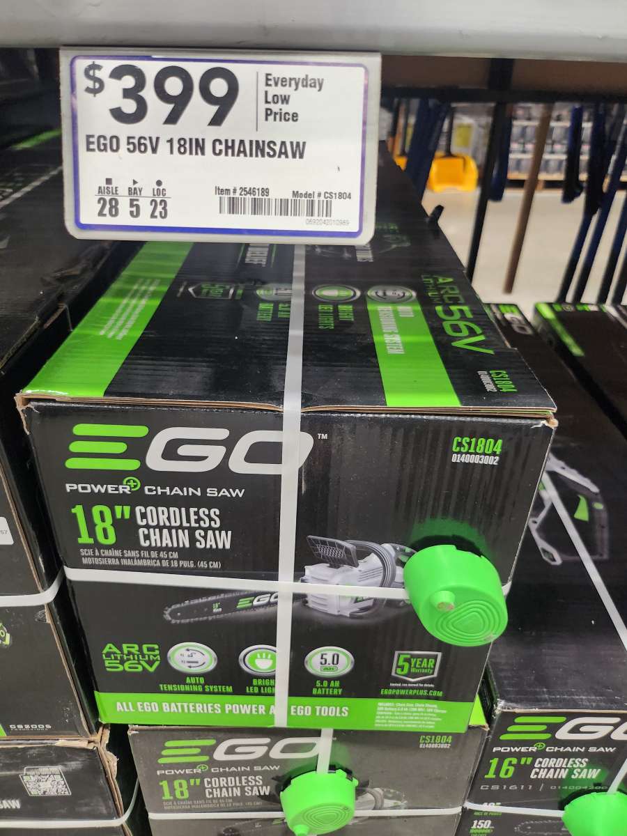 EGO 56v Cordless Chainsaw