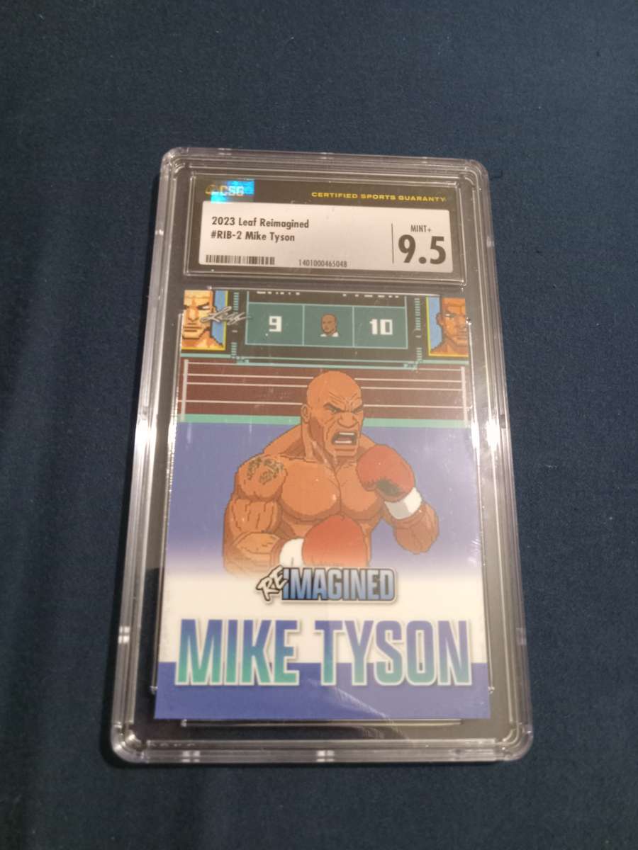 Mike tyson graded sports card