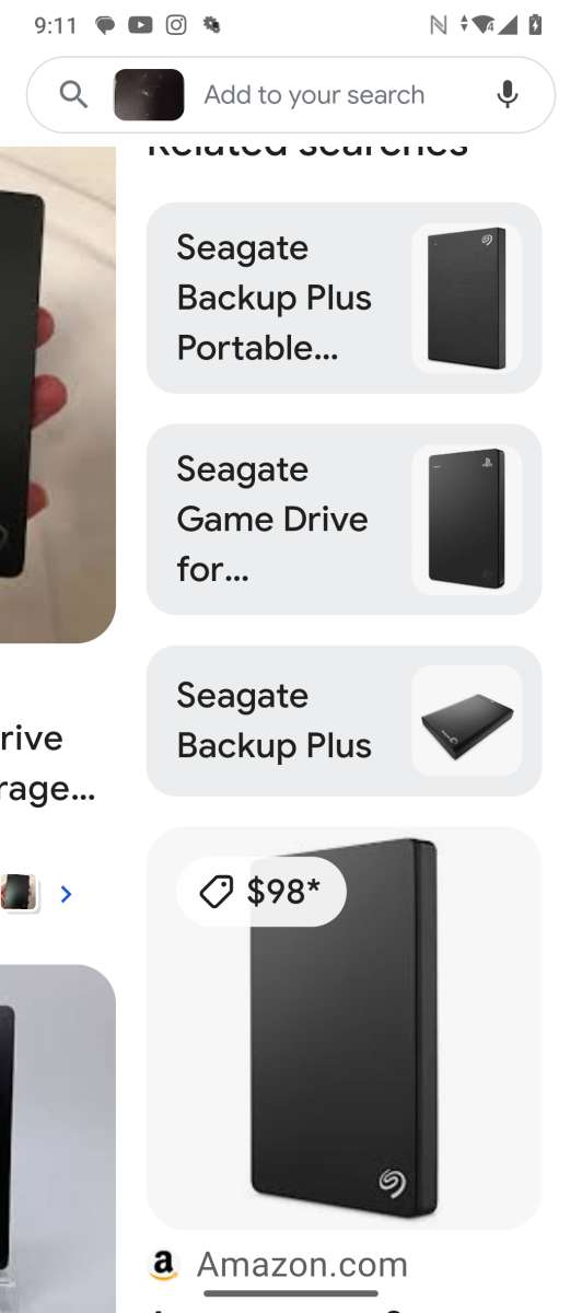 Seagate 2 terabyte external hard drive