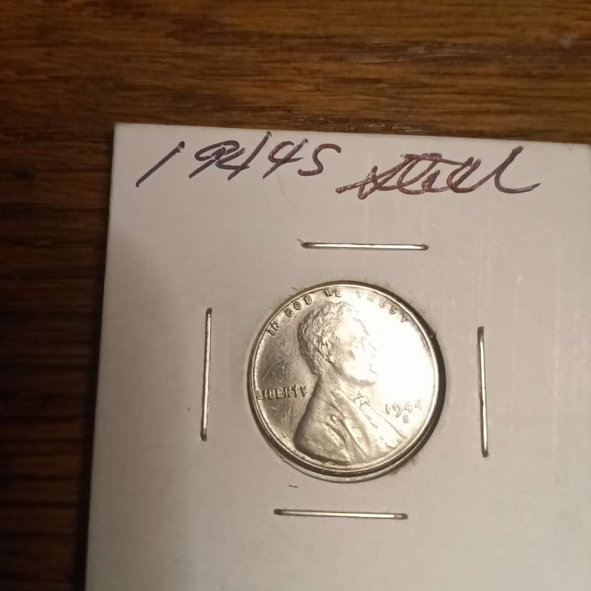 1944 s steel wheat penny