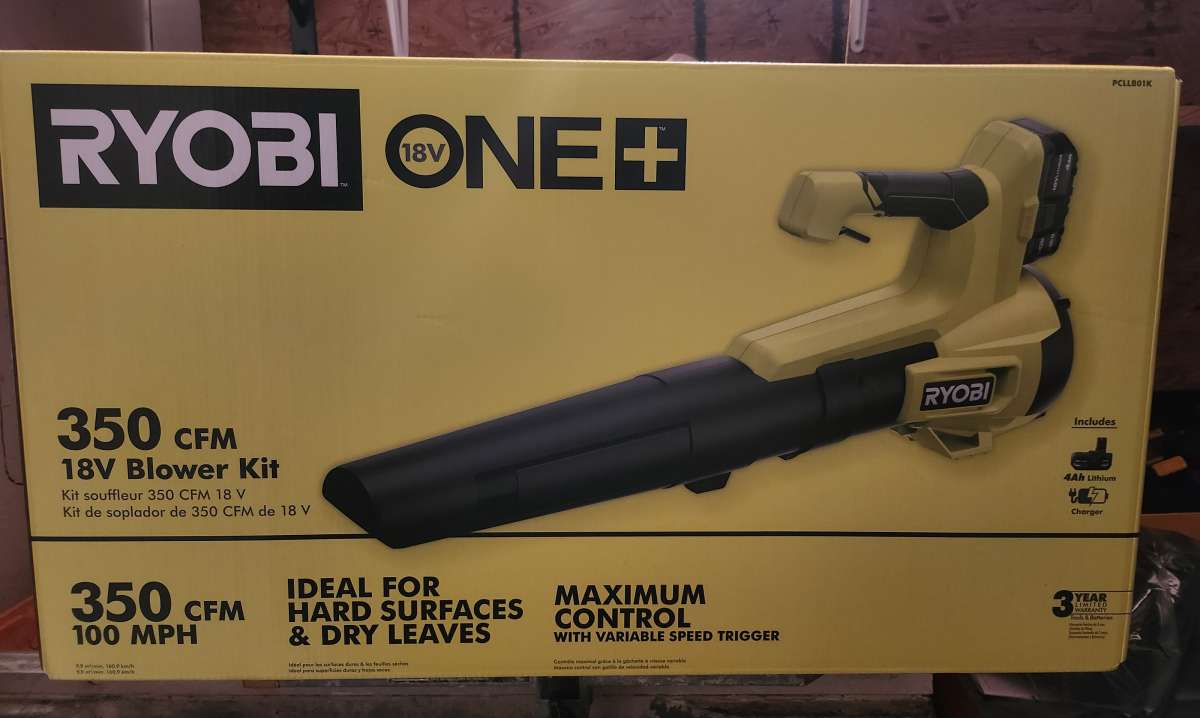 Ryobi 18v Blower Kit