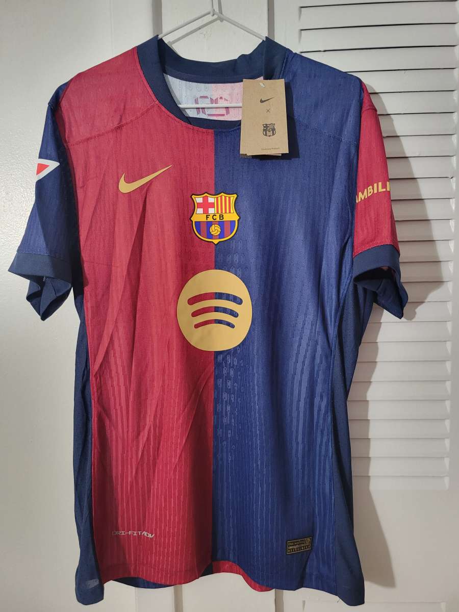 FCB Jersey Soccer Player Version Size L XL 2XL Lewandowski
