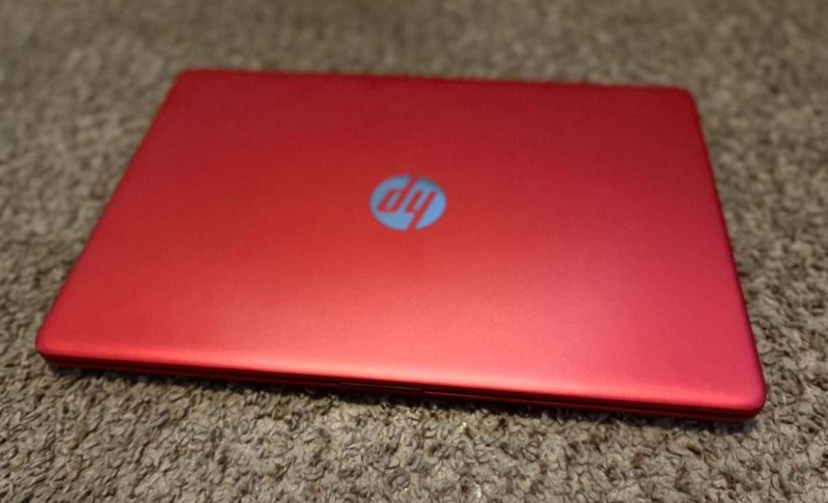 Red Hp Laptop