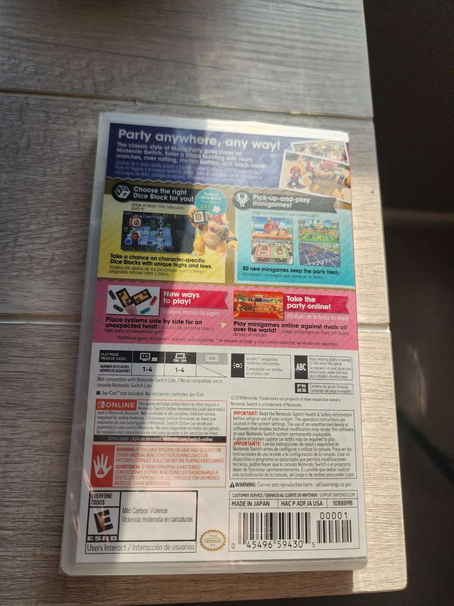 Super Mario Party Game Sealed 50