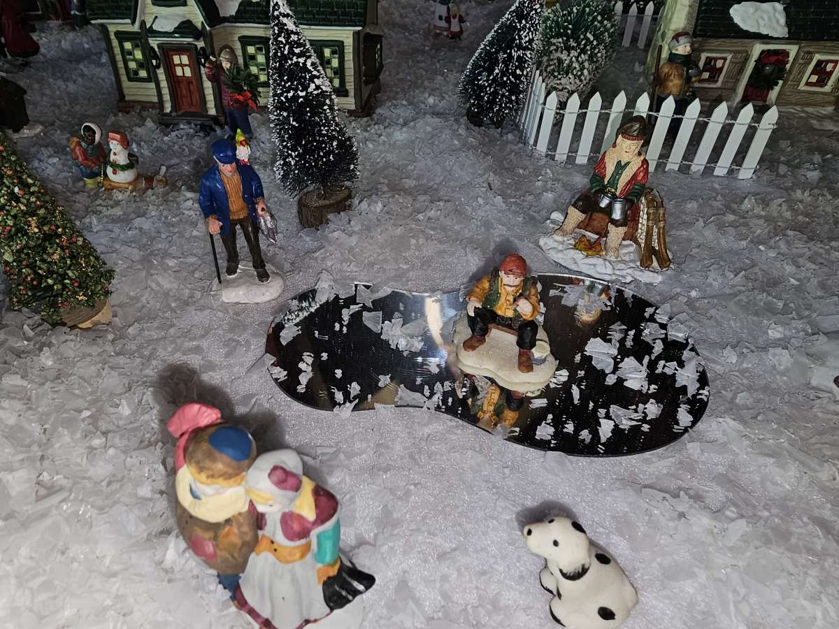 Vintage Christmas Village