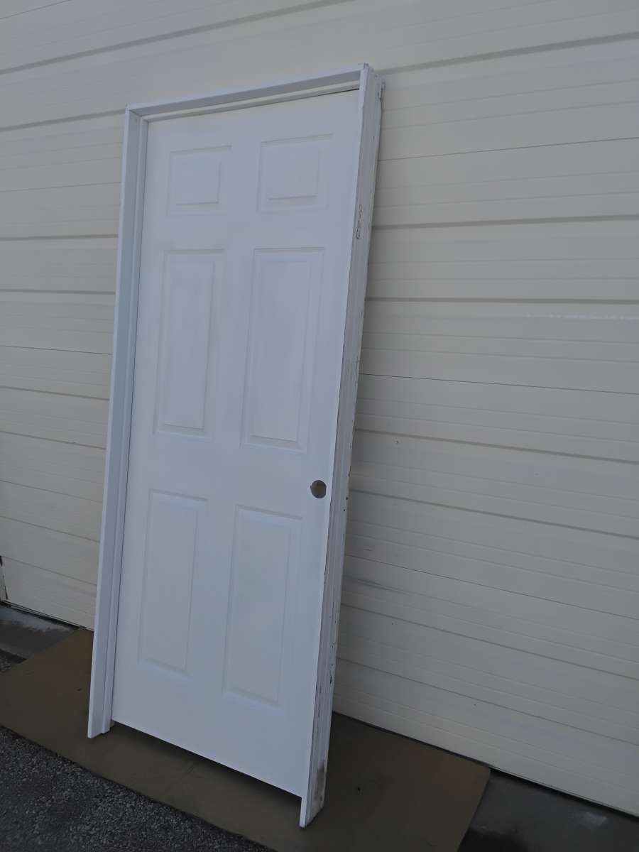 Nice White Prehon Interior Door Left Hand Swing 32 X 80