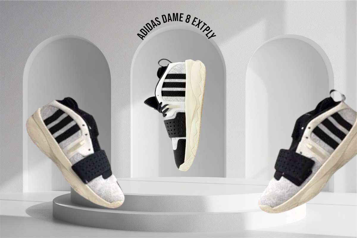 adidas Dame 8 Extply  WhiteBlack  SneakersBasketball